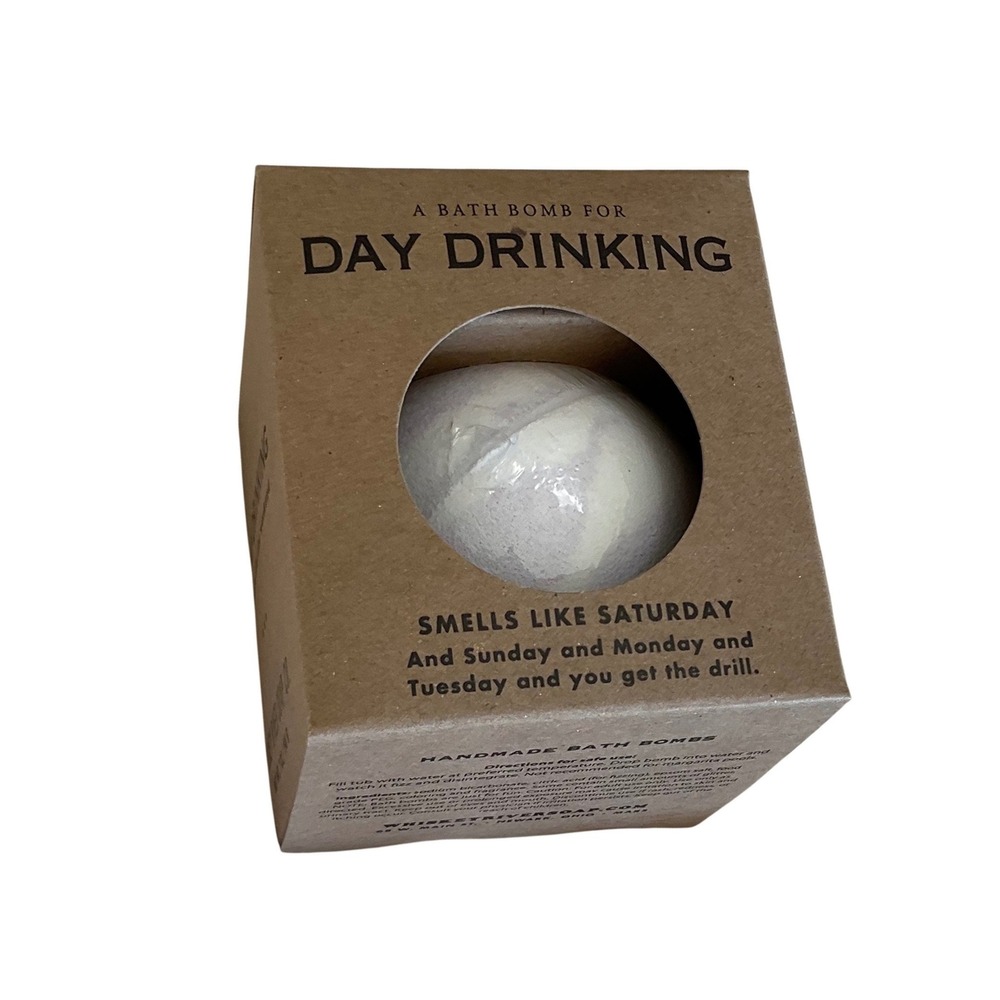 Whiskey River Soap Co Day Drinking Bath Bomb Tub Sangria Scented Handmade